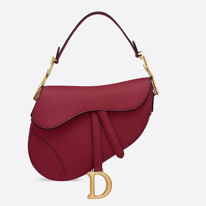 Cheap Bag Dior Saddle Grained Calfskin Red 0728 Luxury